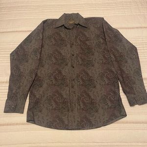 Men’s Fitted Ariat Button Down Size M